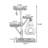 4 Tiers Cat Tree with Condons,Perch,Scratching Posts