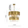Eva Modern Transitional 12 - Light 2 Tier Crystal Chandelier