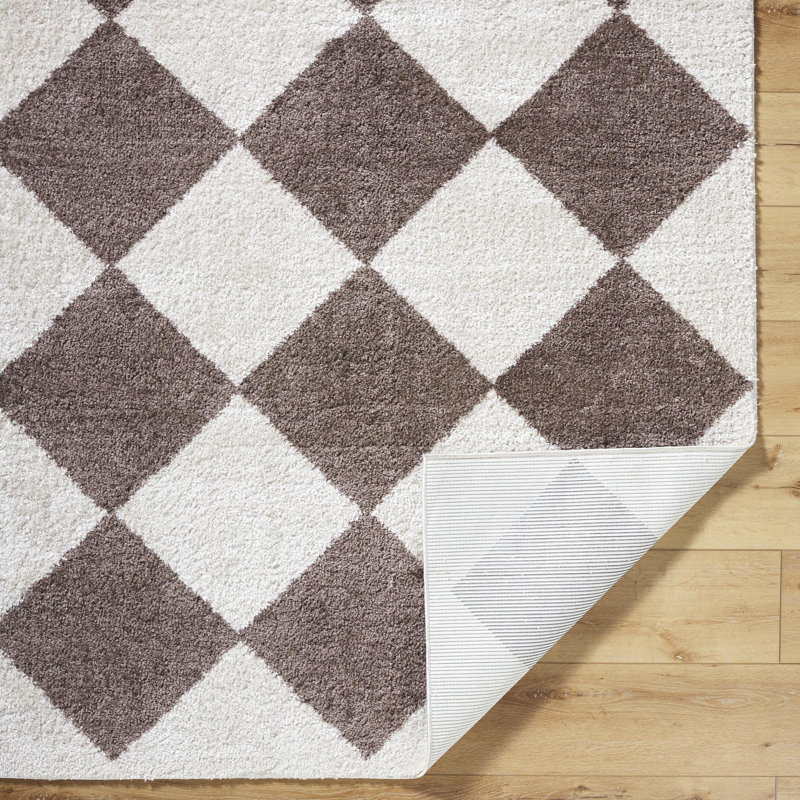 Kyro Washable Geometric Indoor Rug, Rectangle 7'10" x 10'