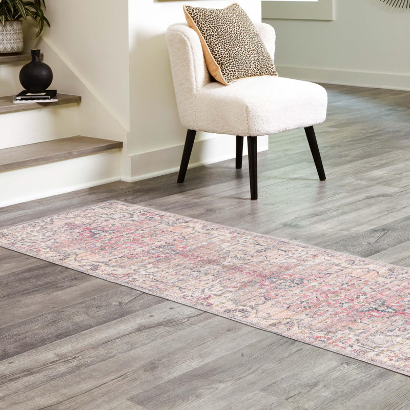 Engelman Washable Oriental Indoor Rug, Runner 2' x 10'