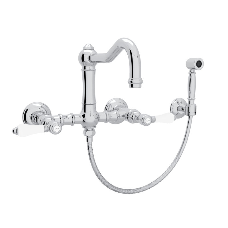 Acqui® Bridge Faucet with Accessories, Polished Chrome