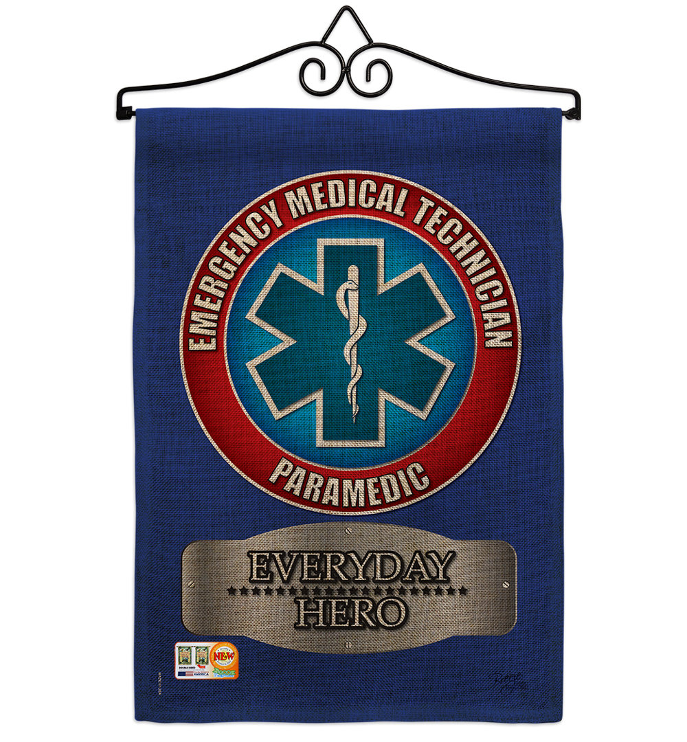 Double Sided 18.5'' H x 13'' W Polyester Garden Flag Breeze Decor