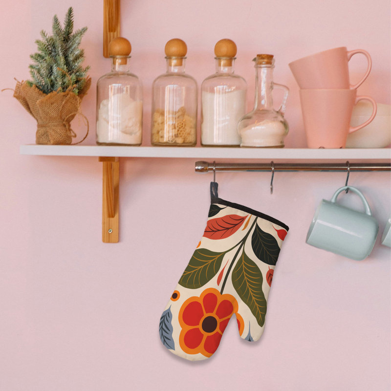 Sergé de coton Flora Glow Oven