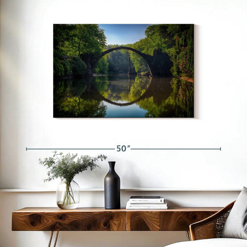Lilie Bridge Reflection, H 24 po x l 36 po