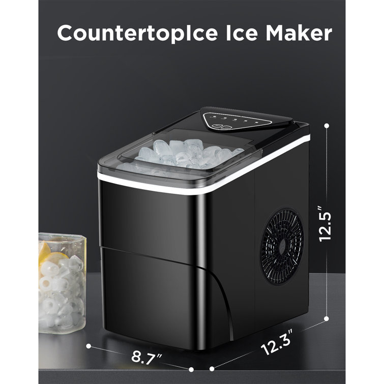 ColorLife 26 Lb. Daily Production Bullet Ice Portable Ice Maker