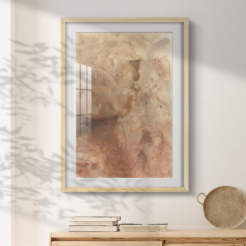 Marble Ground II - Impression encadrée, Naturel, H 28,5 po x l 20,5 po