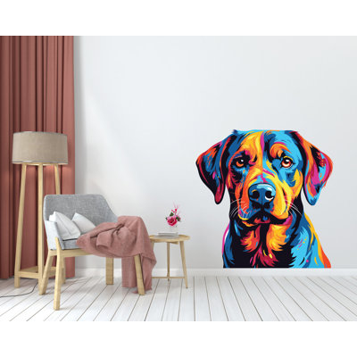 Adhésif décoratif chien Labrador Retriever