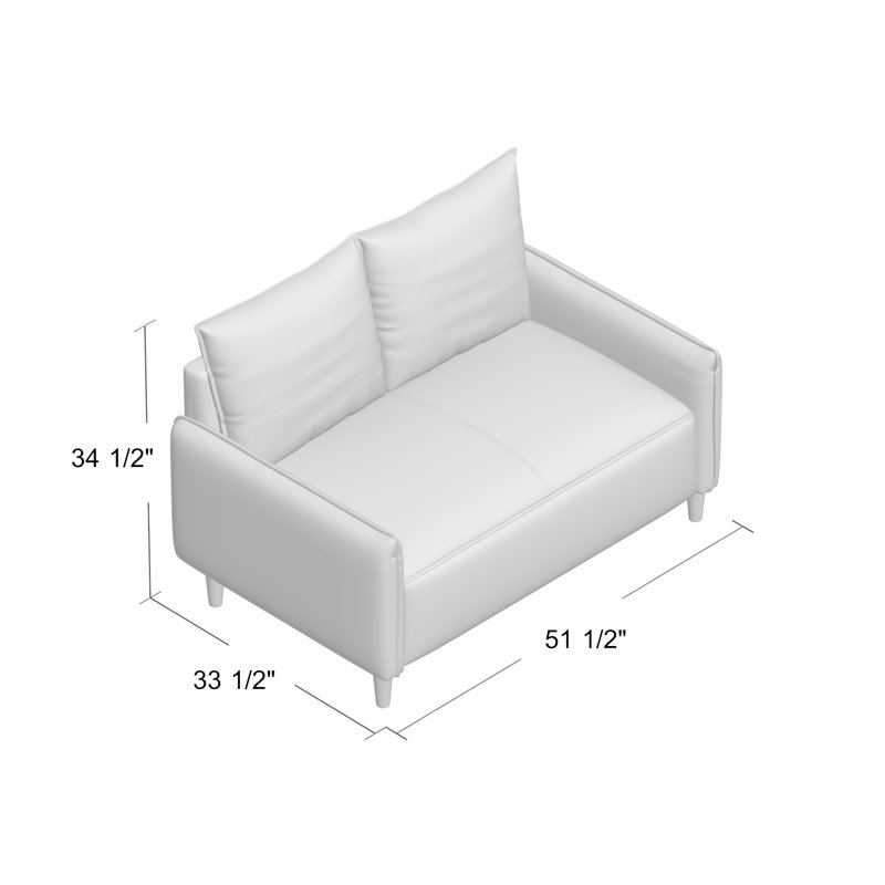Causeuse Holmsten, Taupe