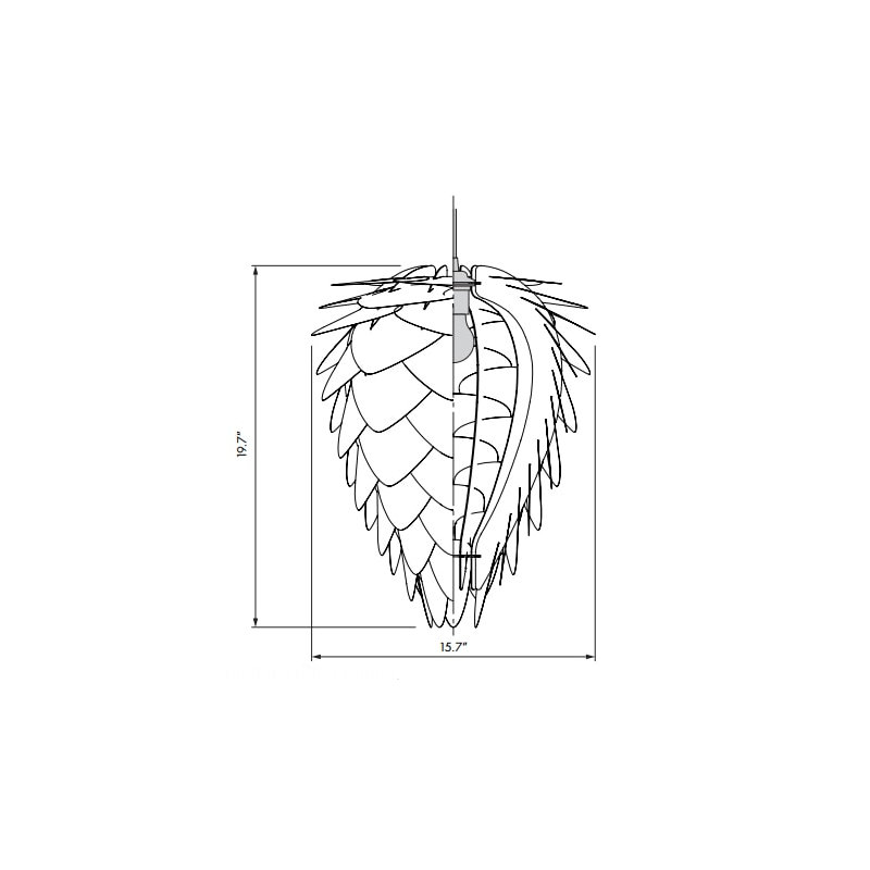 Lampe trépied 60" Yates, Blanc