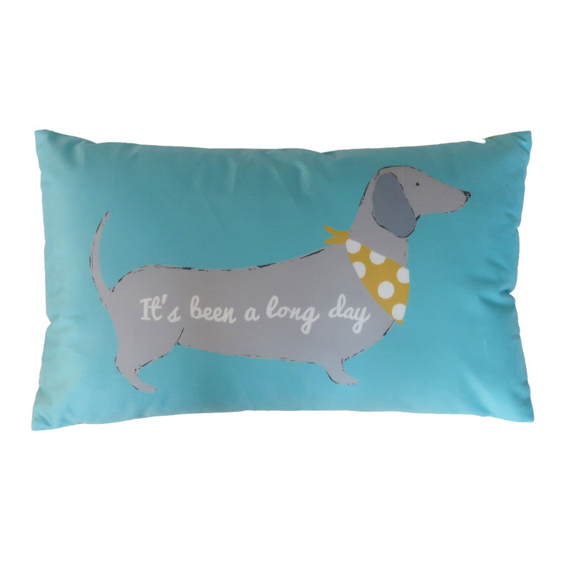 Silly Sausage Dog Filled Cushion
