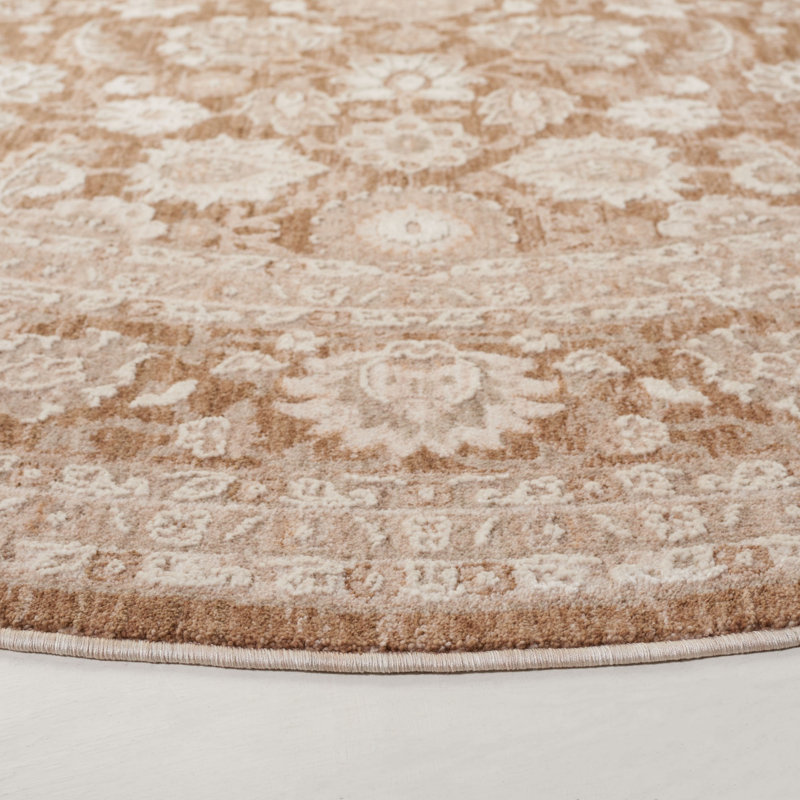 Tillison Willow Performance Oriental Rug, Round 6'3"