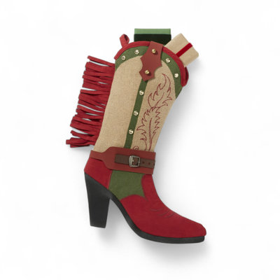 Chaussette de Noël Personalisation Mall Cowgirl