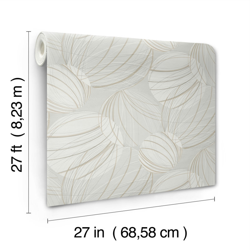 Floating Lanterns Roll, Light Gray
