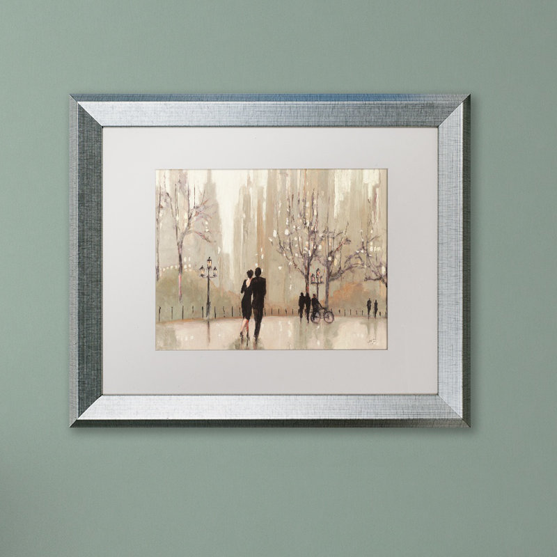 « a evening out neutral », reproduction d’art sur toile encadrée, H 16 po x l 20 po x P 0,5 po