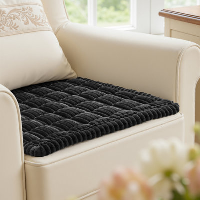 Soft Couch Cover For Dogs, Washable Pet Friendly Couch Covers, Non Slip And Thick Sofa Slipcover, Furniture Protector Mat For Pet(27.6"*27.6",Black)