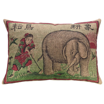 Linen Reversible Throw Pillow