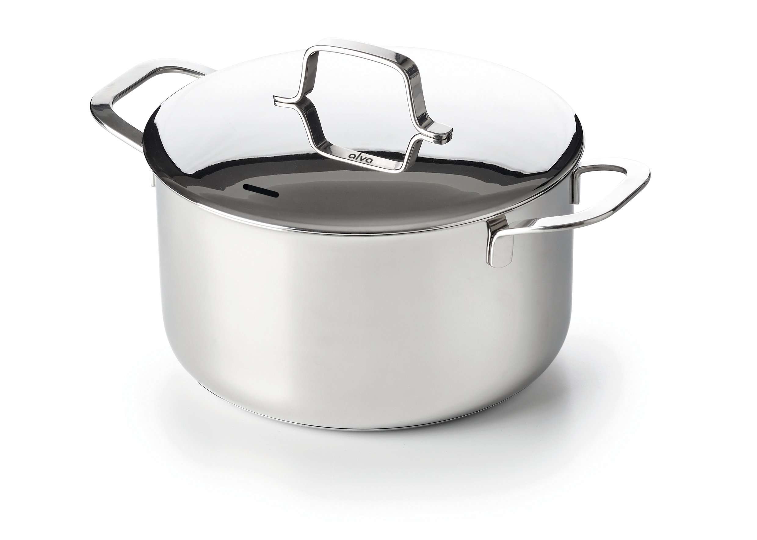 Alva Maestro Stainless Steel NonToxic Casserole Dish Pot with Lid, 3.9