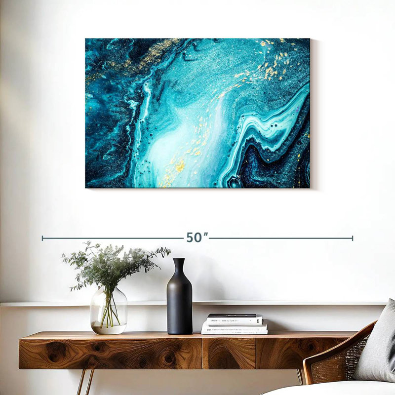 Avery Abstract Water, 24" H x 36" W
