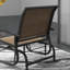Chaise berçante d'extérieur en métal Pungoteague-591778369