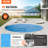 VEVOR Solar Pool Cover, Φ10 ft Round Solar Blanket for Pools, I