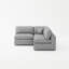 Canapé modulaire rembourré 3 pièces Jossa-910449335