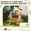 Kids Rectangular Outdoor Table Or Chair and Chair Set-76448305