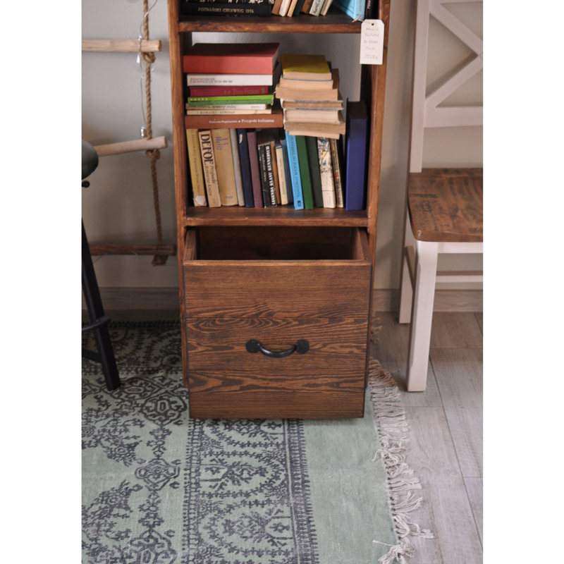 Cerny 44cm H x 44cm W Solid Wood Cube Bookcase