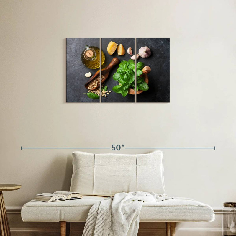 Yarlin Making Pesto, 20" H x 33" W