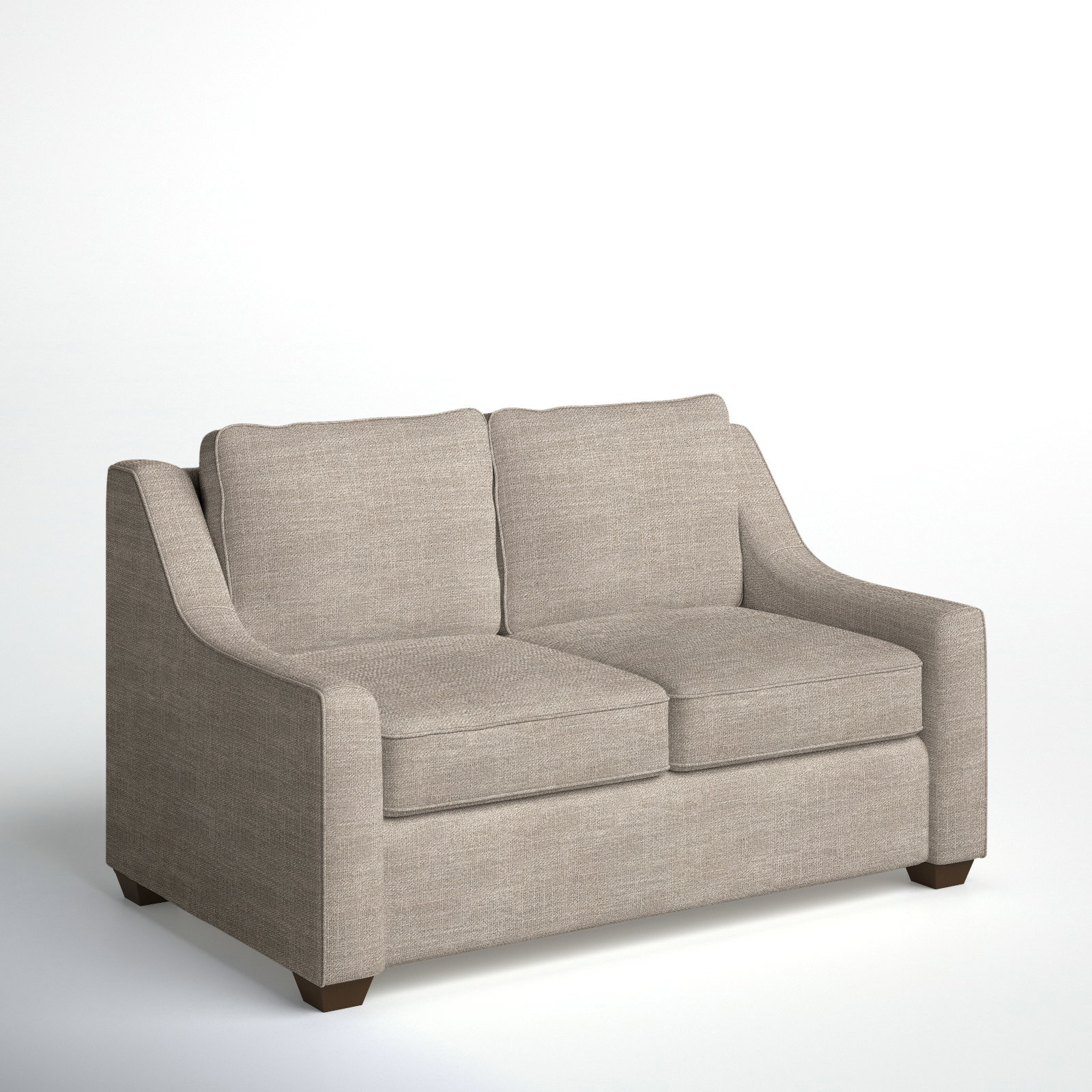 Gemi 56.5'' Upholstered Sofa, Conversation Ivory