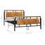 Amoll Metal Bed-1256779514