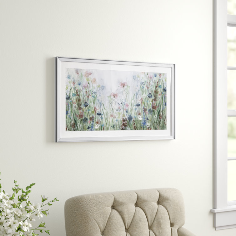 Wildflower Fields- Premium Gallery Framed Print - Ready To Hang