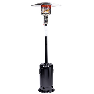 Croskey Stainless Steel Propane Electric Standing Patio Heater Patio Heater