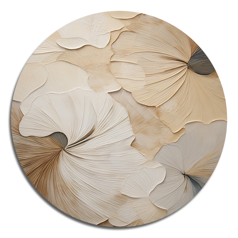 Euharlee - Art floral rond en métal, H 36 po x l 36 po