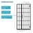 Shower Door 34" W X 72" H Pivot Frameless Shower Door With Pattern Glass, Open Entry Design In Matte Black