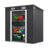 6 ft. W in. x 4 ft. D in. Galvanized Steel Horizontal Storage Shed with Sliding Door(25.6 sq. ft.)