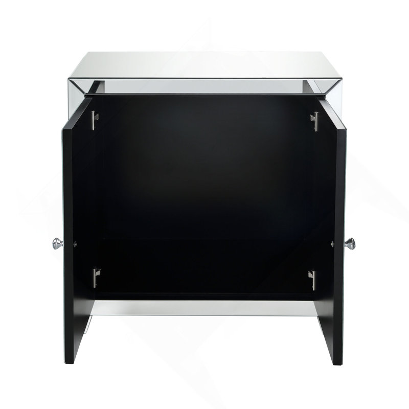 Console avec miroir et faux diamants