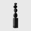Black rectangle Solid wood Decorative Object