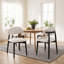 Chaise rembourrée en coton et lin avec pieds en bois massif-1700453525-1700453526-1700453521