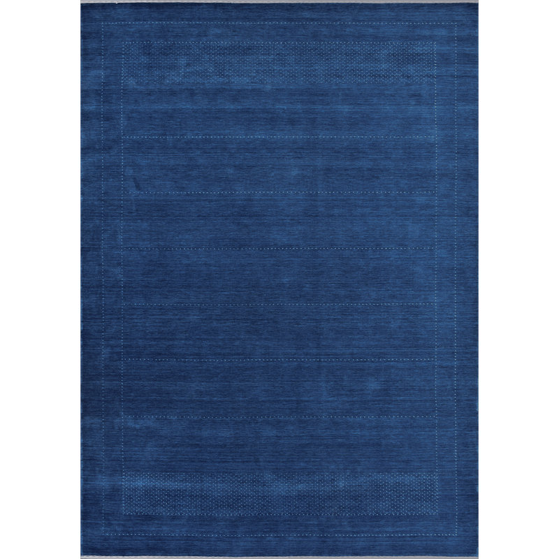 Area Rug in Blue, Rectangle 4' x 6'