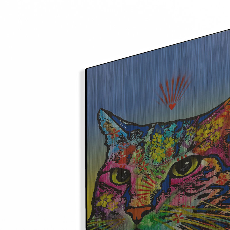 Art mural en métal Red Barrel Studio® «Bing» par Dean Russo, H 16 po x l 12 po