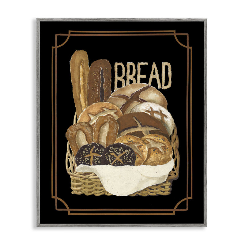 Panier à pain traditionnel par Nancy Overton, Estampe numérique Farmhouse, H 30 po x l 24 po