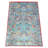 Modern Blue Bird Machine Washable Area Rug with Built-in Padding & Non-Slip Backing-102526372
