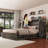 Farmhouse Queen Murphy Bed with Charging Station and Large Storage Drawer-1476549857