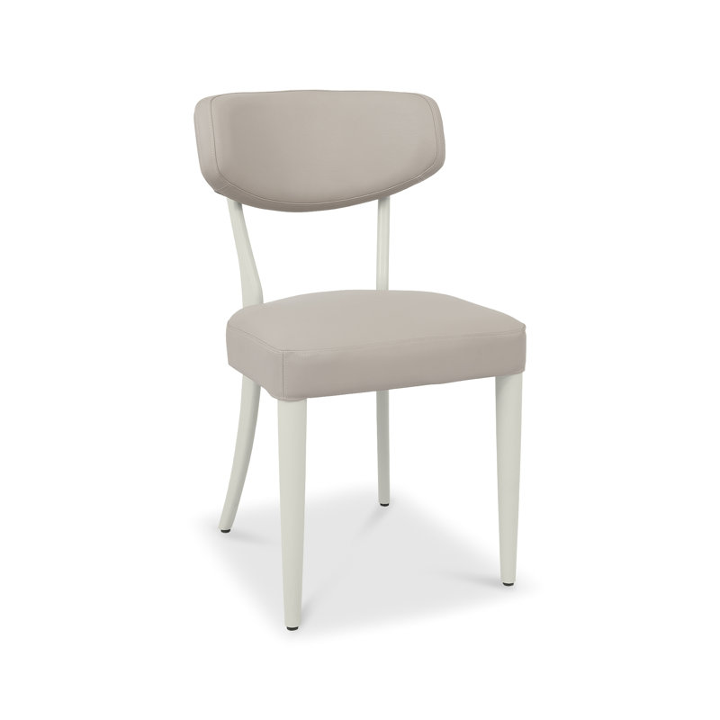 19cm H Upholstered Side Chair, Grey