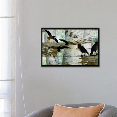 Birds On a Birch II, impression sur toile tendue