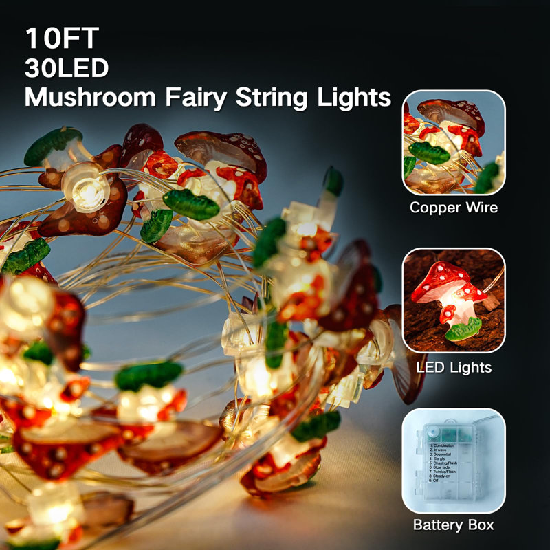 Kayvan 30 - Bulb 120'' Battery Powered Fairy String Light
