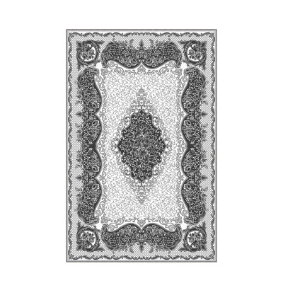 Stylish Woven Carpet, 5.2 x 7.5 Feet | 100% Polyester, 0.3 in Pile Height, Antibacterial, Non-Slip PVC Dot Underside | Machine Washable, 3D Digital Print | Perfect for Living Room, Bedroom & Home Décor