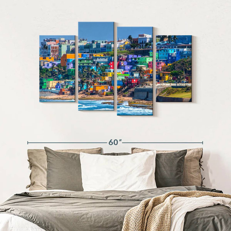 «Colors Of San Juan», reproduction d'art sur toile, H 32 po x l 52 po x P 1,25 po