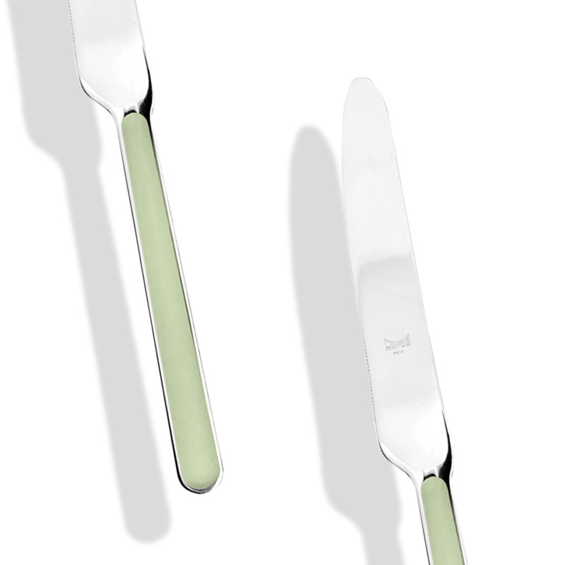 Ensemble de couverts en acier inoxydable MEPRA Fantasia (5 pièces), Sauge