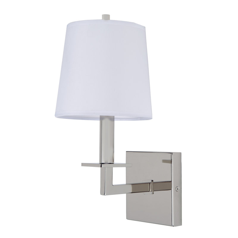 Armed Sconce, Polished Nickel